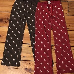 Bundle of 2 Abercrombie and Fitch pajama pants